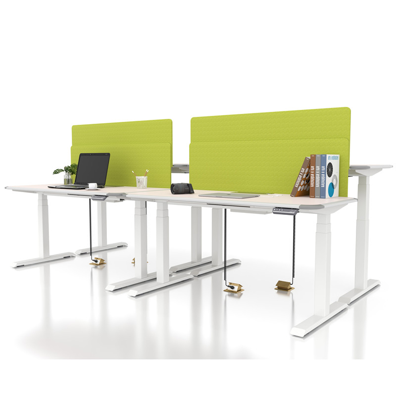 Move Business Furniture 72W x 30D з пераменным рэгуляваным стаячым сталом (6)