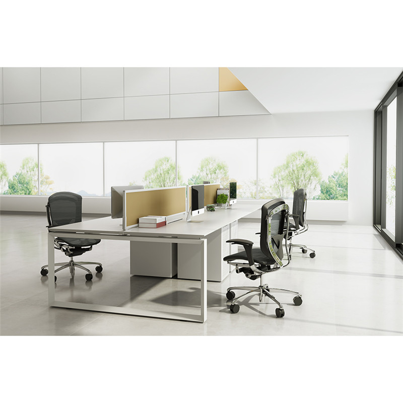 Work Corner L-Shaped Desk Set with Panels container office (2)