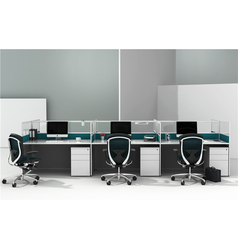 พาร์ติชันเวิร์กสเตชันสำนักงาน Business Furniture Easy Office Cubicle Desk